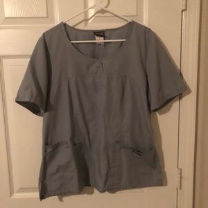 Cherokee grey Scrub top Size Large